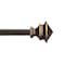 Kenney Mfg Kenney Arts & Crafts 1/2 Petite Cafe Decorative Window Curtain Rod, 48-86, Oil Rubbed Bronze KN55480 - alternate 1